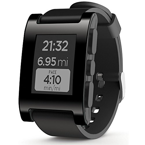 pebble smart watch black