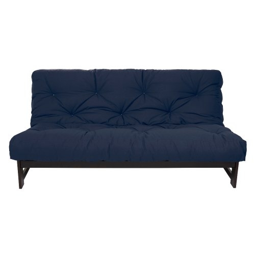 Mozaic Full Size 6-Inch Futon Mattress, Navy