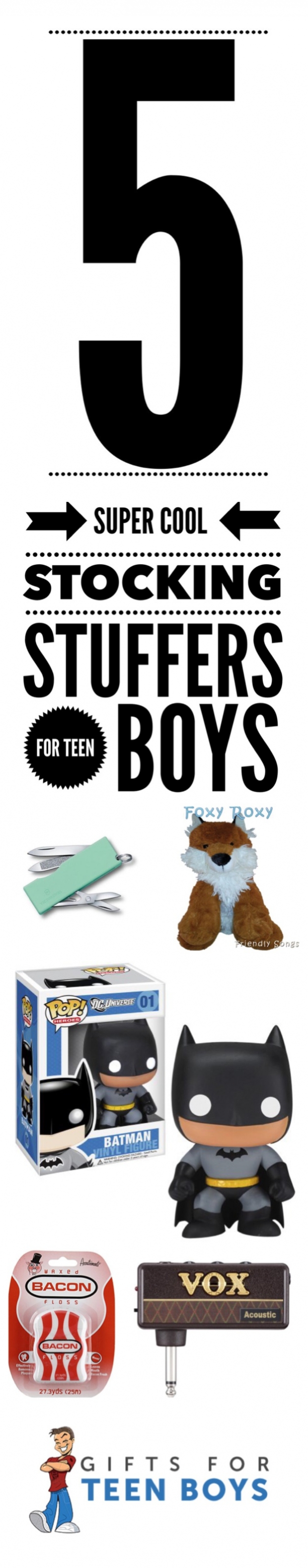 5 Super Cool Stocking Stuffers for Teen Boys - Gifts for Teen Boys