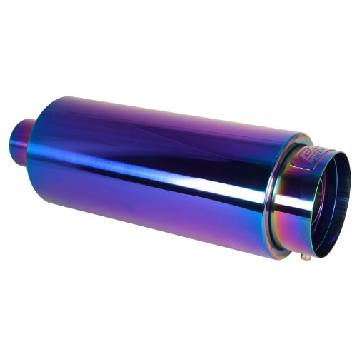 DC Sport EX-5022 Round Chameleon Anodized Muffler and Exhaust Tip