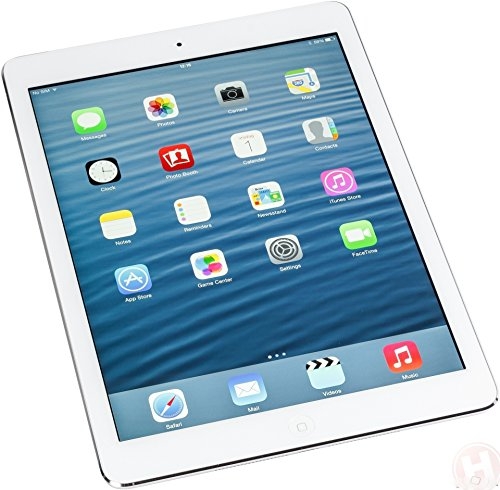 Factory Unlocked Apple iPad AIR (32GB, Wi-Fi + 4G LTE, White with Silver) Newest Version